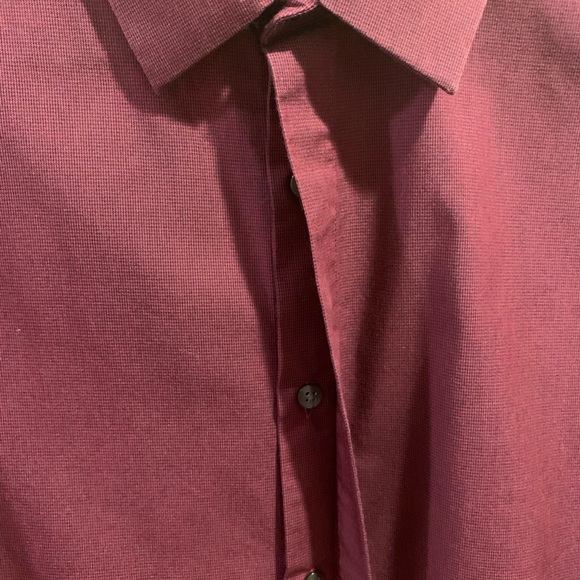 Burgundy Button-up Dress Shirt - Picture 5 of 6